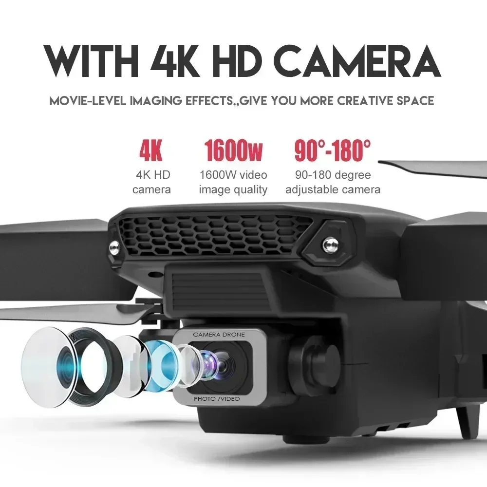 E88 Pro WIFI FPV Droneมุมกว้าง - Drone Battery Case บทวิจารณ์และราคา