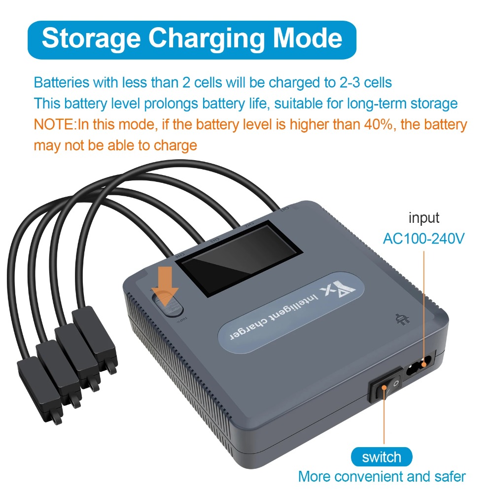 เครื่องชาร์จแบตเตอรี่ดิจิตอล 6 - Drone Battery Smart บทวิจารณ์และราคา