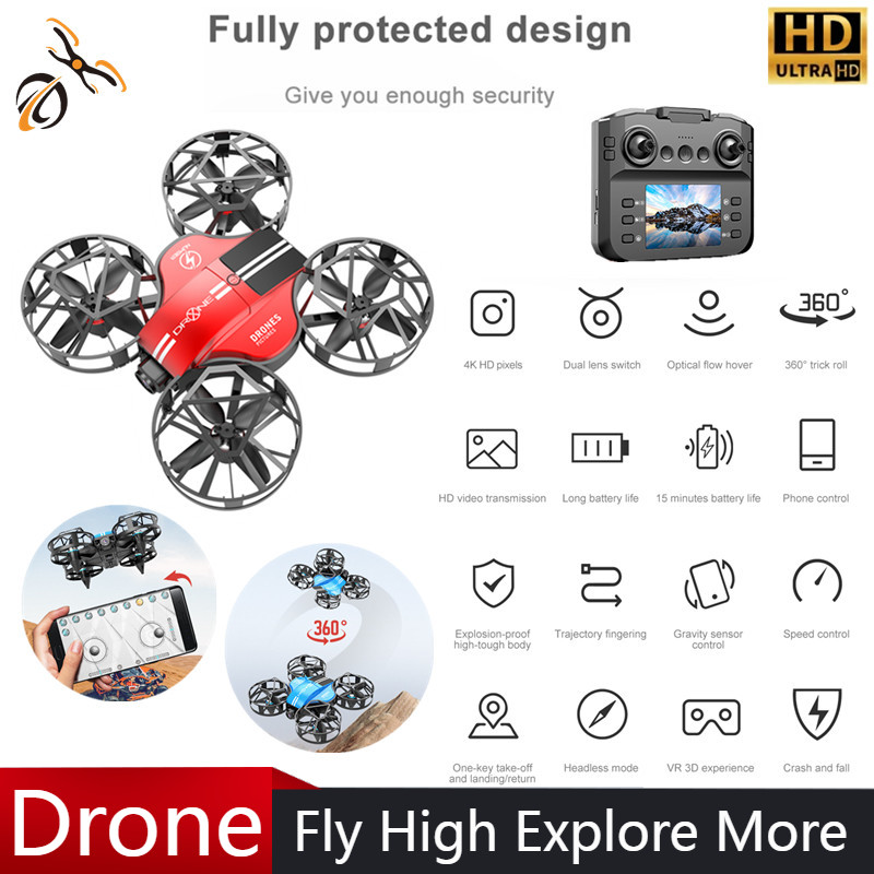 ใหม่ Mini Drone 812PRO อาชีพ H - Drone Battery Case บทวิจารณ์และราคา